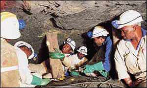 South African miners
