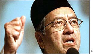 Malaysian Prime Minister Mahathir Mohamad
