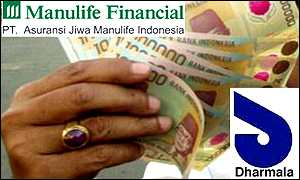 Manulife logo and money