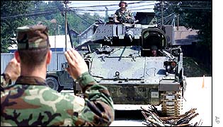 American peacekeepers  in Bosnia