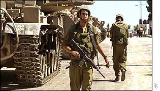 Israeli forces in Ramallah