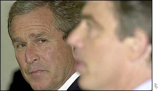 George Bush and Tony Blair