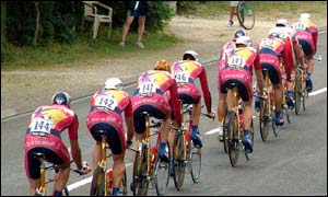 JD team during last year's team time trial