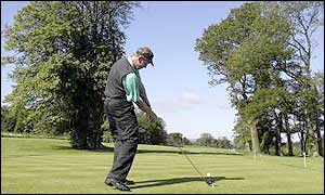 Colin Montgomerie tunes up for the Irish Open at Fota Island