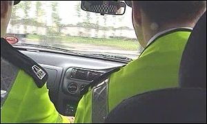 A police car