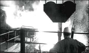 Steel works