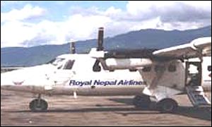 Royal Nepal Airlines plane