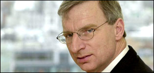 Railtrack Chairman Geoffrey Howe