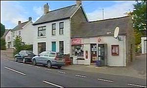 The village shop in Blaenplwyf, near Aberystwyth