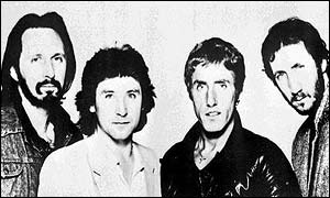 L-R: John Entwistle, Kenny Jones, Roger Daltrey and Pete Townsend