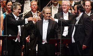 Placido Domingo, Jose Carreras and Luciano Pavarotti