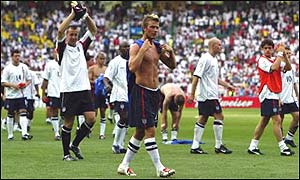 England lost to Brazil in the quarter-finals of the World Cup 