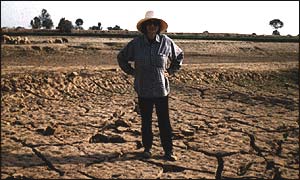 The dried up river bed where scientists hope to find new sources of water