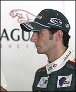 Pedro de la Rosa at this week's Barcelona test