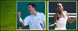 Tim Henman and Venus Williams