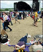 Glastonbury stage