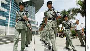 HK police rehearsal