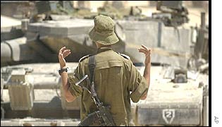 Israeli soldier in Bethlehem