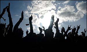 Glastonbury fans