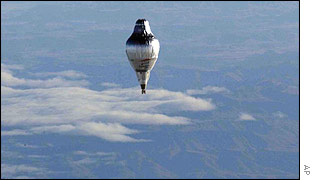 Steve Fossett's balloon