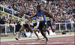 Dwain Chambers takes victory in Sheffield