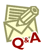 Question and answer graphic