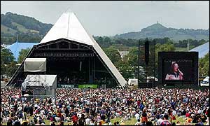 Glastonbury pyramid stage