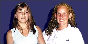 Photomontage of the two schoolgirls