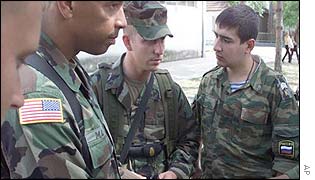 US soldiers in Bosnia