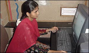 Razia, one of the three children going to MIT