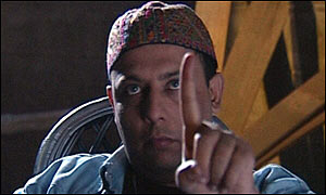 Baqir Khani, the gangster (played by Arif Hassan) gives his state of the nation speech