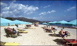 Greek beach