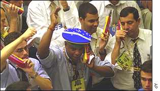 Brazilian currency traders