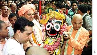 2001 Jagannath Yatra celebration in Calcutta 