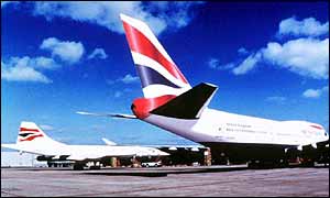 BA planes