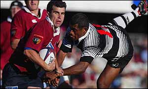 The Reds' Andrew Scotney in action against the Fiji Warriors last month