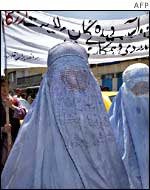 Women demonstrators
