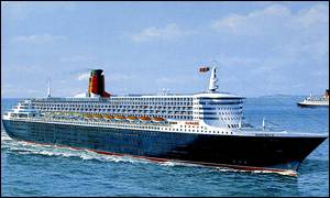 Artist's impression of the Queen Mary 2