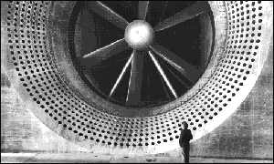 Heritage listed wind tunnel at Farnborough