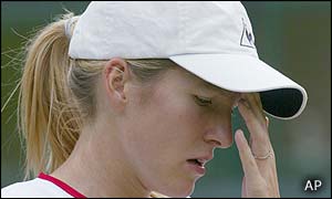 Henin managed to take a set off Venus Williams in  last year's final but could not repeat the feat 