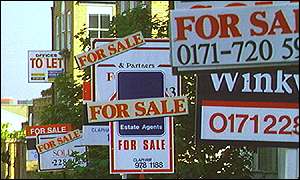 Estate agents boards 