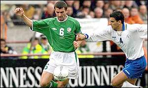 Roy Keane Republic of Ireland soccer player
