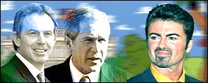 Blair, Bush & George Michael