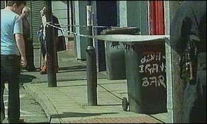 Police cordon at John's Street Londonderry