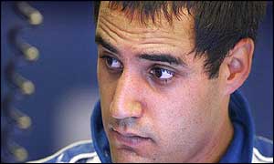 Montoya has qualified fastest for four consecutive Grand Prix