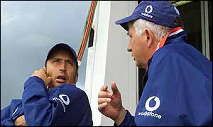 Nasser Hussain and Duncan Fletcher