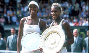 Venus (left) and Serena (right) Williams