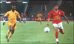 Bibo scored a hat-trick for Ahly in last year's African Champions League final