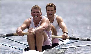 Matthew Pinsent (left) and James Cracknell