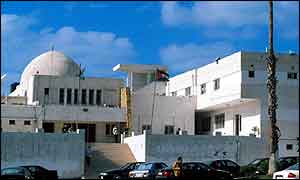 The Palestinian parliament in Gaza City
